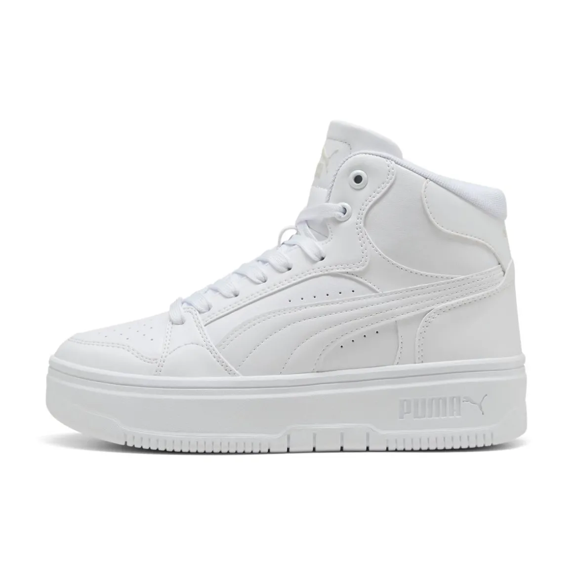 Sneakers alte bianche da Donna Puma Rebound Femme Mid