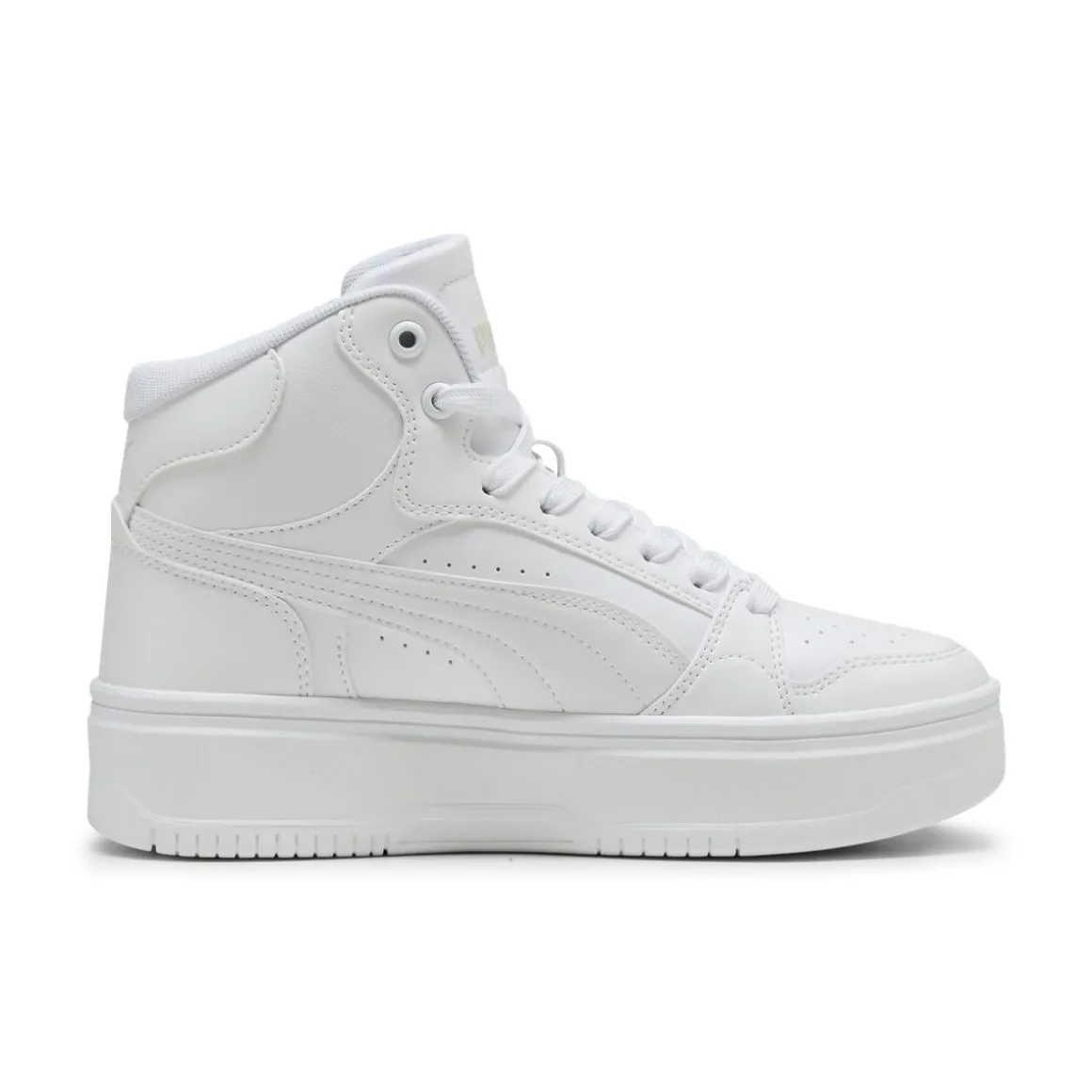 Sneakers alte bianche da Donna Puma Rebound Femme Mid