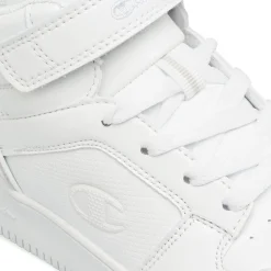 Sneakers alte bianche da bambino con chiusura a strappo Champion 2.0 Mid