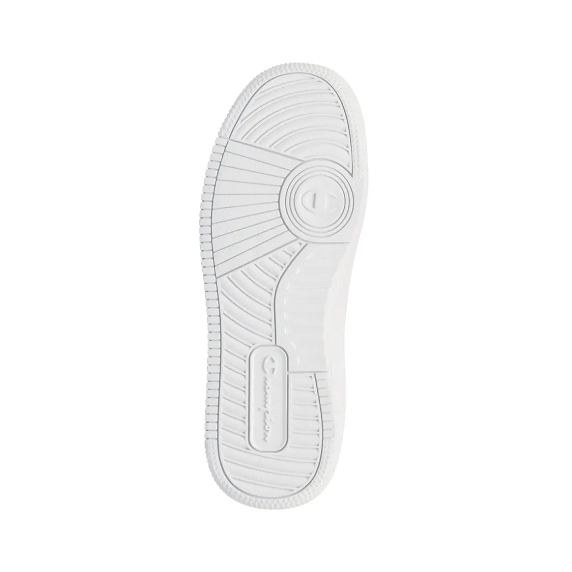 Sneakers alte bianche da ragazza con logo glitterato Champion Rebound Mid G GS