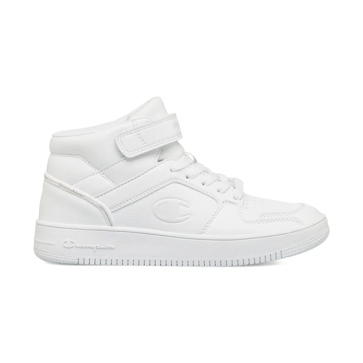 Sneakers alte bianche da Ragazzo con strappo Champion 2.0 Mid B GS