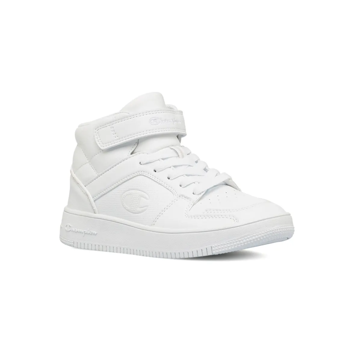 Sneakers alte bianche da Ragazzo con strappo Champion 2.0 Mid B GS
