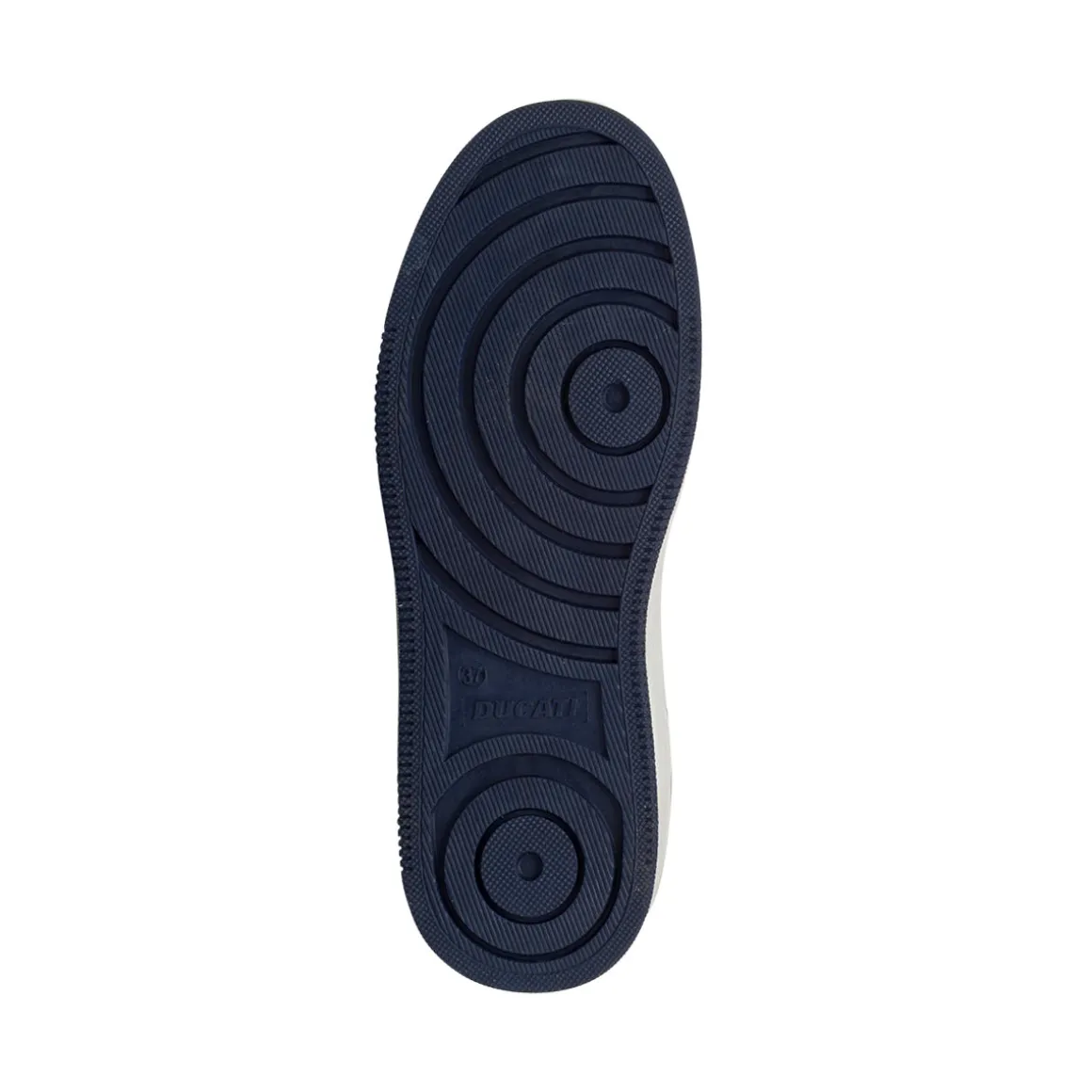 Sneakers alte bianche e blu da Ragazzo con strappo Ducati