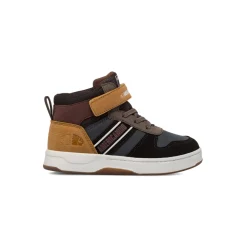 Sneakers alte bicolore bianche da Ragazzo Americanino