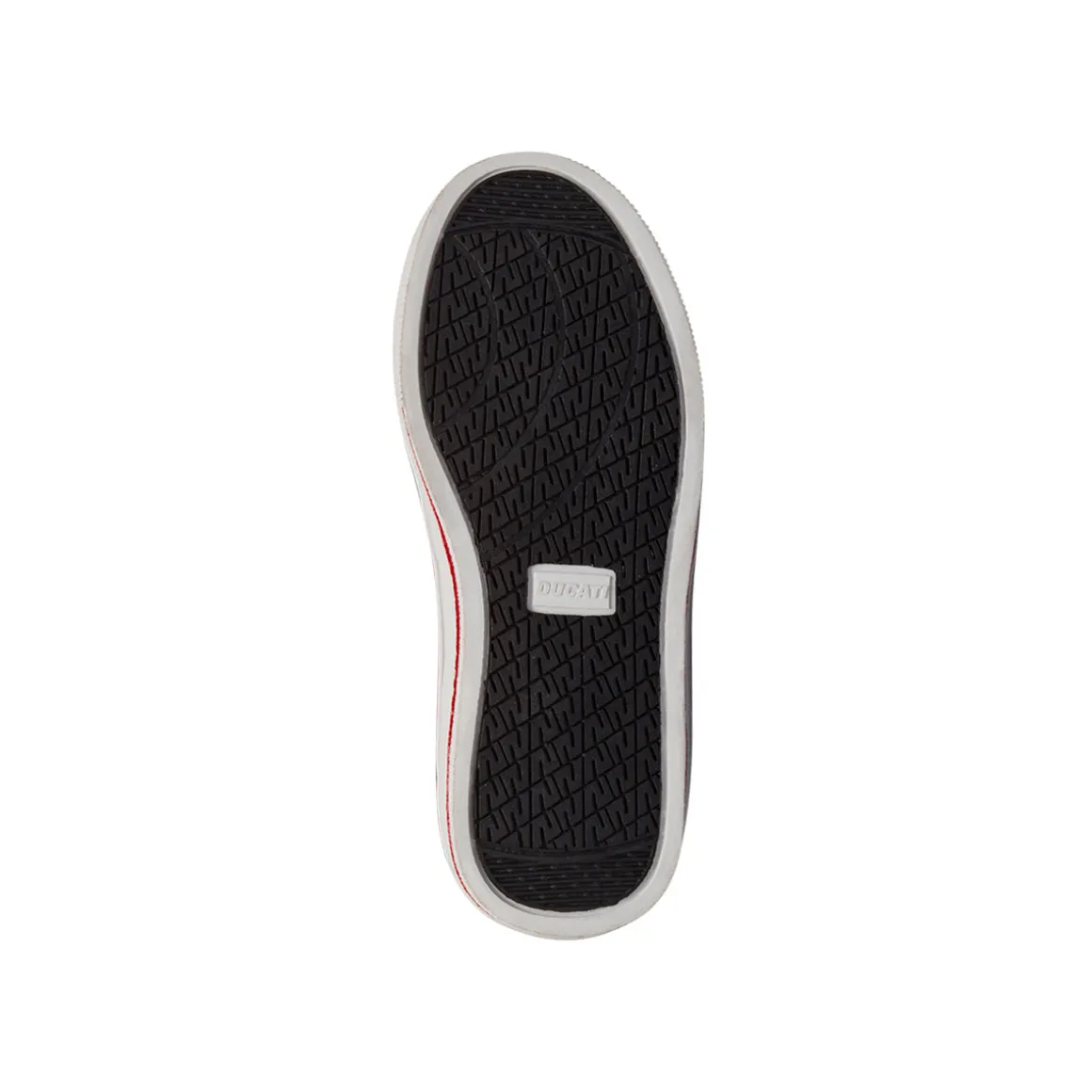 Sneakers alte bicolore nere da Bambino con strappo Ducati
