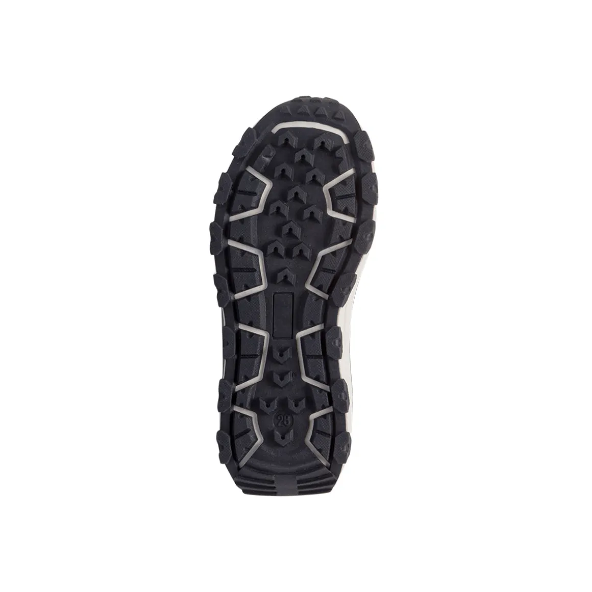 Sneakers alte blu da Bambino con strappo e inserti arancioni Navigare