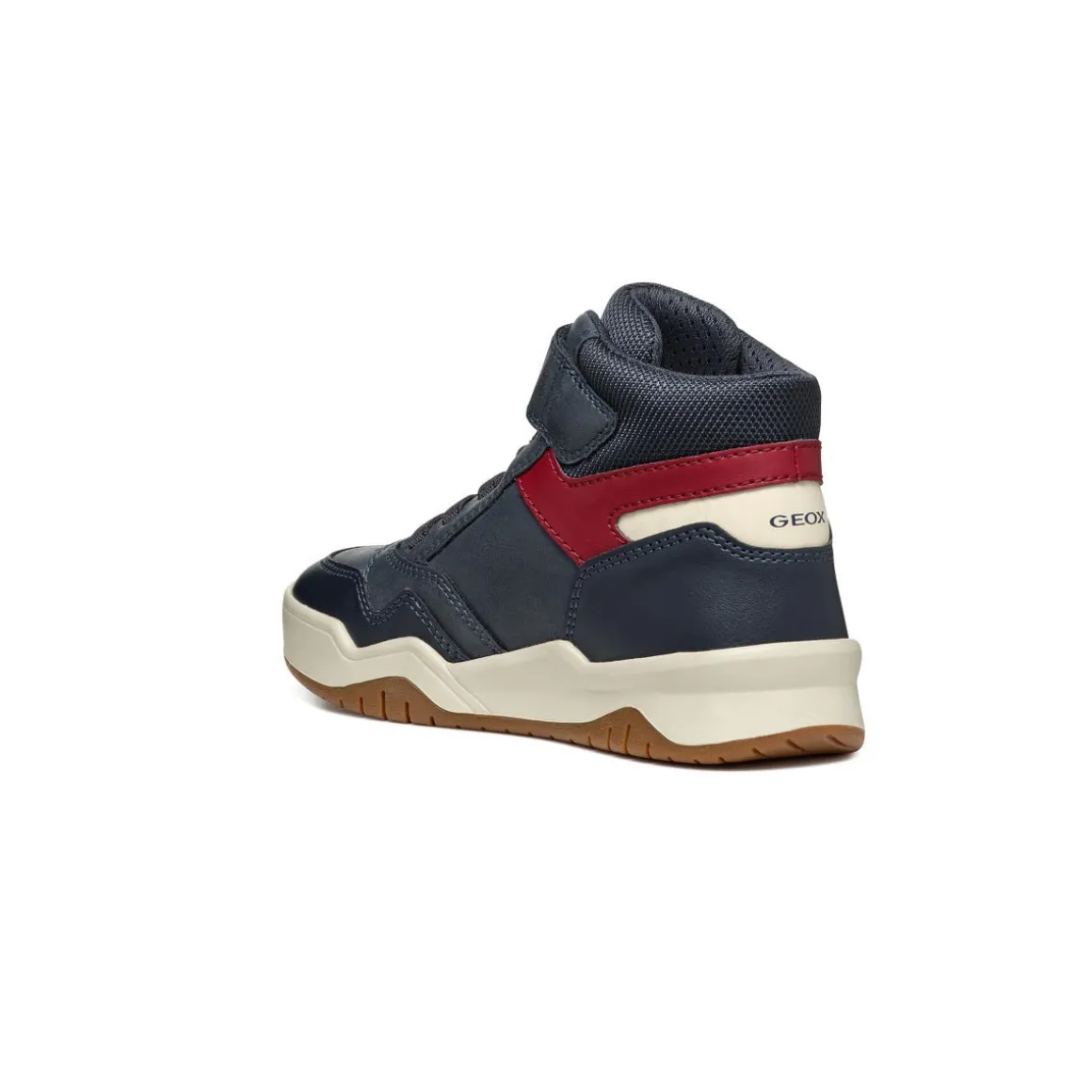 Sneakers alte blu da Bambino con strappo e suola traspirante Geox