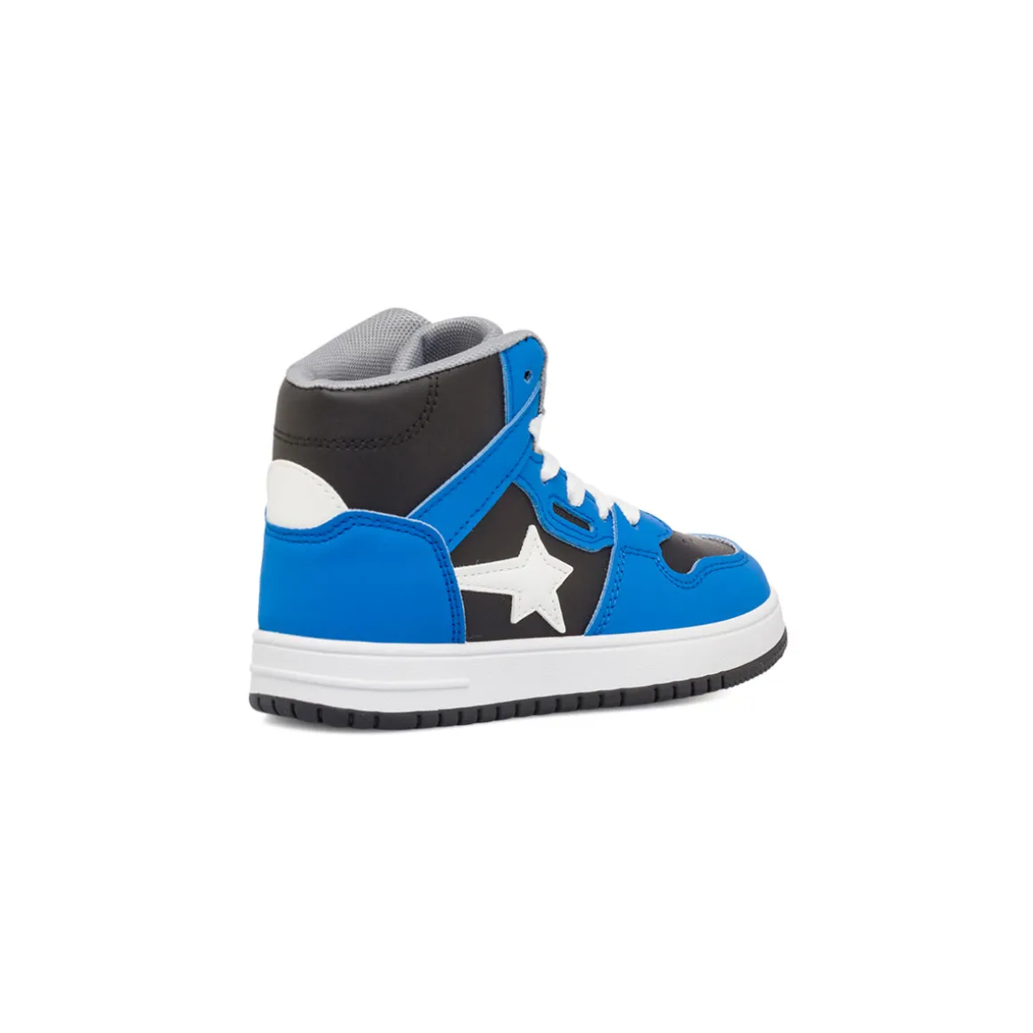 Sneakers alte blu da ragazzo con dettagli neri Birilli&Monelli