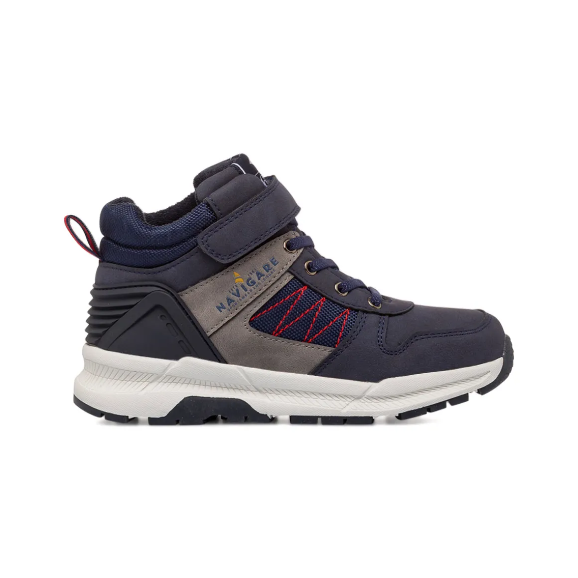 Sneakers alte blu da Ragazzo con strappo Navigare