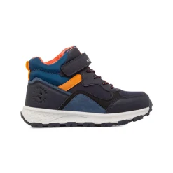 Sneakers alte blu da Ragazzo con chiusura a strappo Navigare