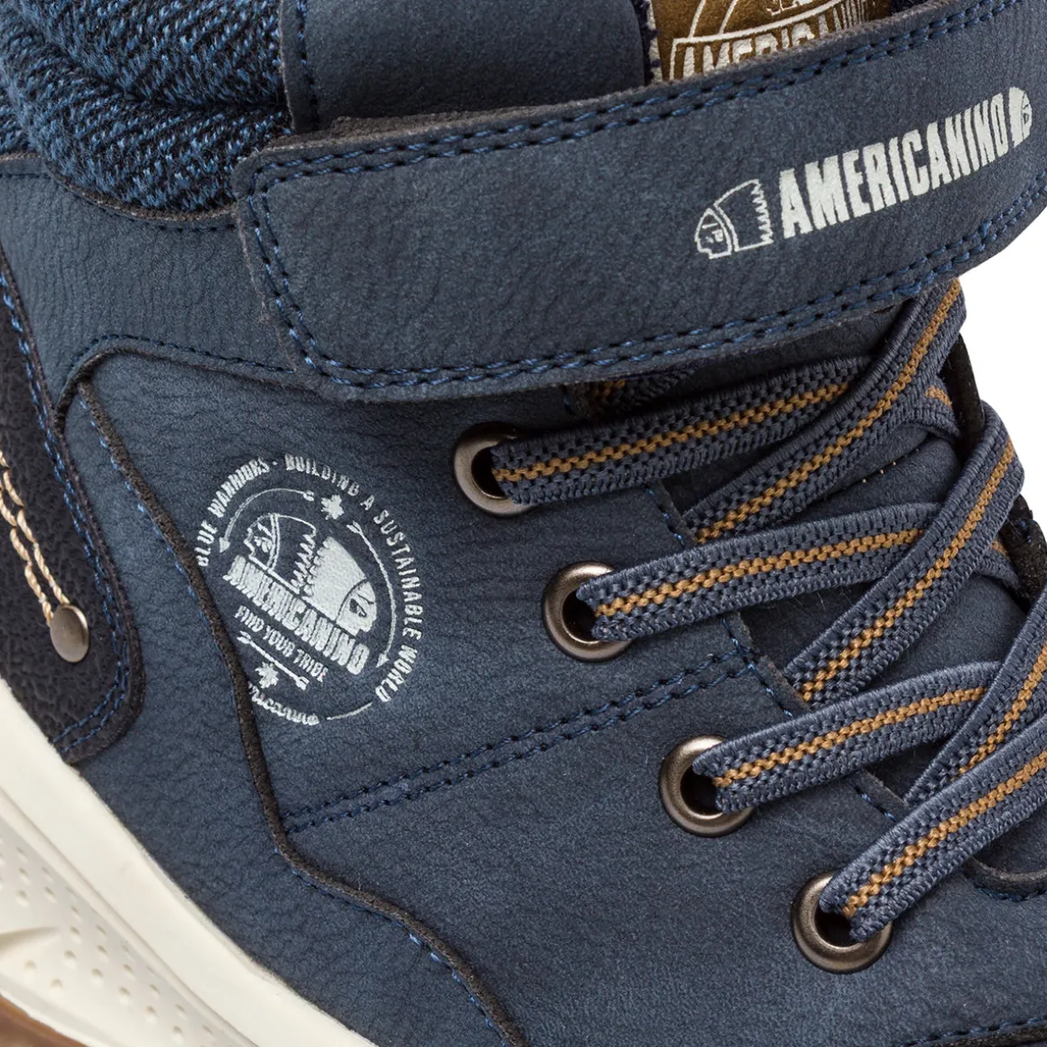 Sneakers alte blu da Ragazzo Americanino