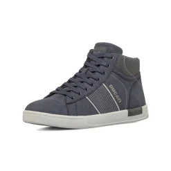 Sneakers alte blu da Uomo con banda laterale Ducati