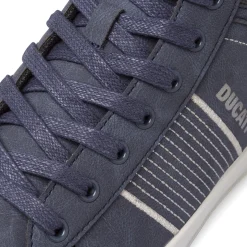 Sneakers alte blu da Uomo con banda laterale Ducati