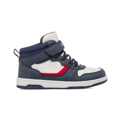 Sneakers alte blu e bianche da Ragazzo Navigare