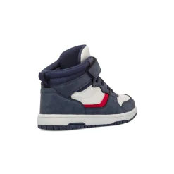 Sneakers alte blu e bianche da Ragazzo Navigare