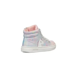 Sneakers alte da ragazza multicolore con stampa unicorno Le scarpe di Alice