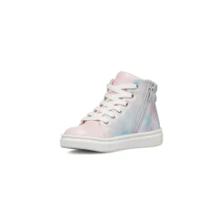 Sneakers alte da ragazza multicolore con stampa unicorno Le scarpe di Alice