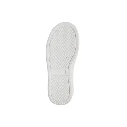 Sneakers alte da ragazza beige con dettagli glitter e fiori in metallo Dieci Baci