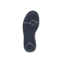 Sneakers alte da ragazzo grigie e blu con logo Carrera Jeans