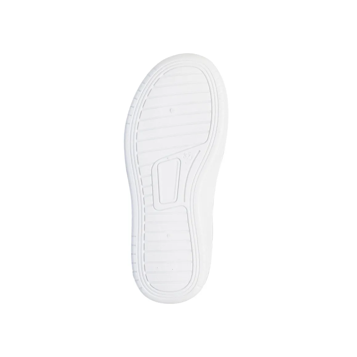 Sneakers alte da ragazzo bianche con dettagli neri e blu con logo Soprani Sport