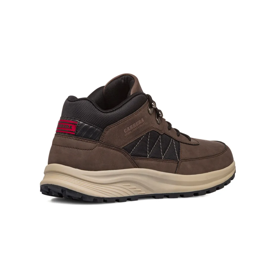 Sneakers alte da uomo marroni con logo Carrera Jeans