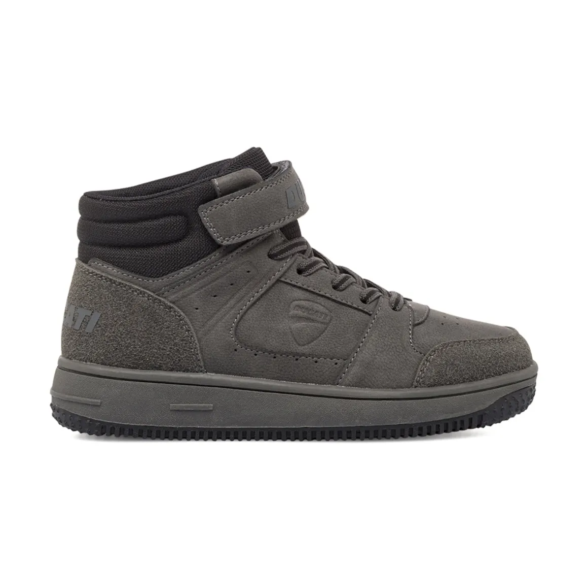 Sneakers alte grigie con chiusura a strappo da Bambino Ducati