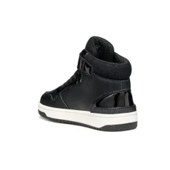 Sneakers alte nere da Bambina con suola traspirante Geox