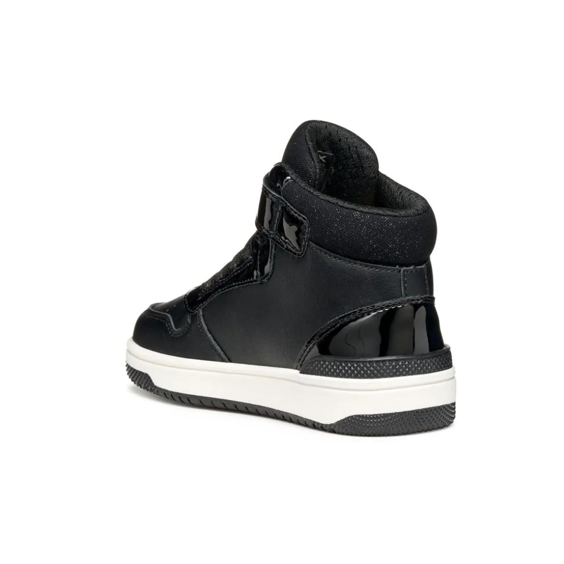 Sneakers alte nere da Bambina con suola traspirante Geox