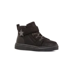 Sneakers alte nere da Ragazza con strappo Le scarpe di Alice