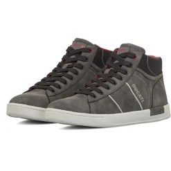 Sneakers alte nere da Uomo con banda laterale Ducati