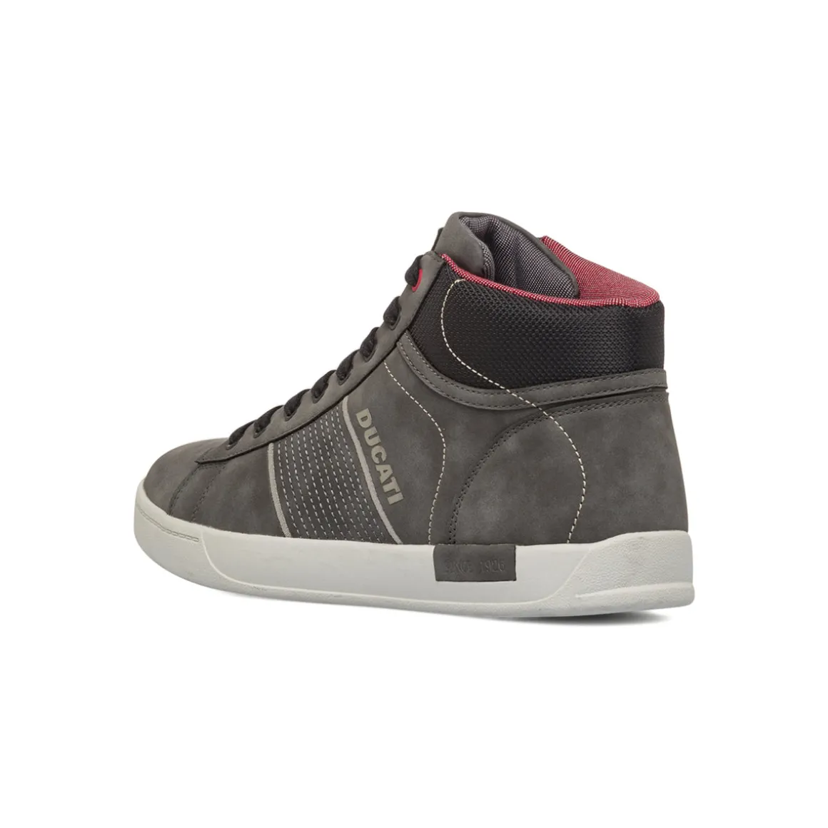 Sneakers alte nere da Uomo con banda laterale Ducati