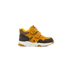 Sneakers alte ocra da Bambino con strappo Lumberjack