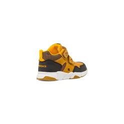 Sneakers alte ocra da Bambino con strappo Lumberjack