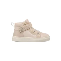 Sneakers alte rosa da Bambina con strappo Le Scarpe di Alice