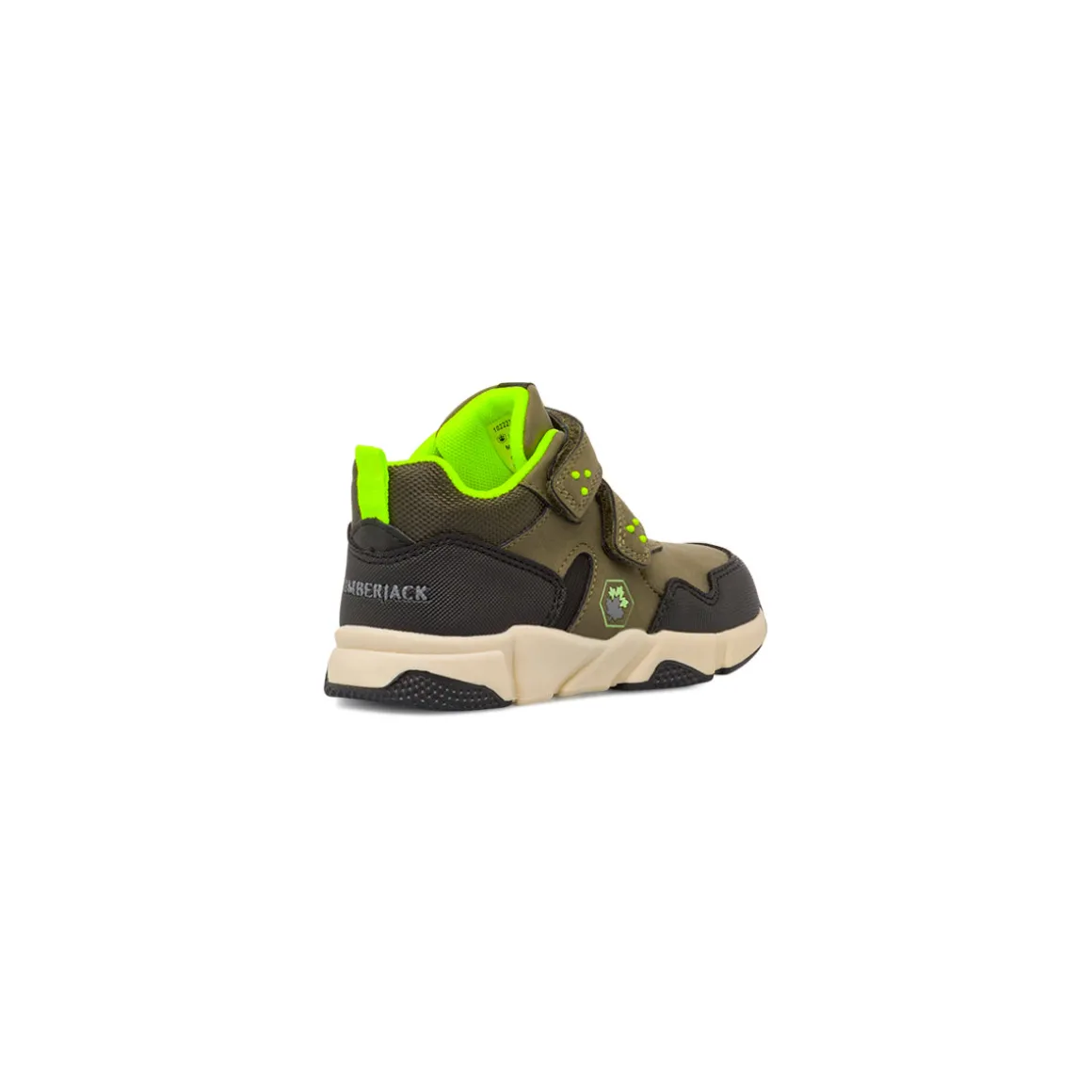 Sneakers alte verdi militare da Bambino Lumberjack