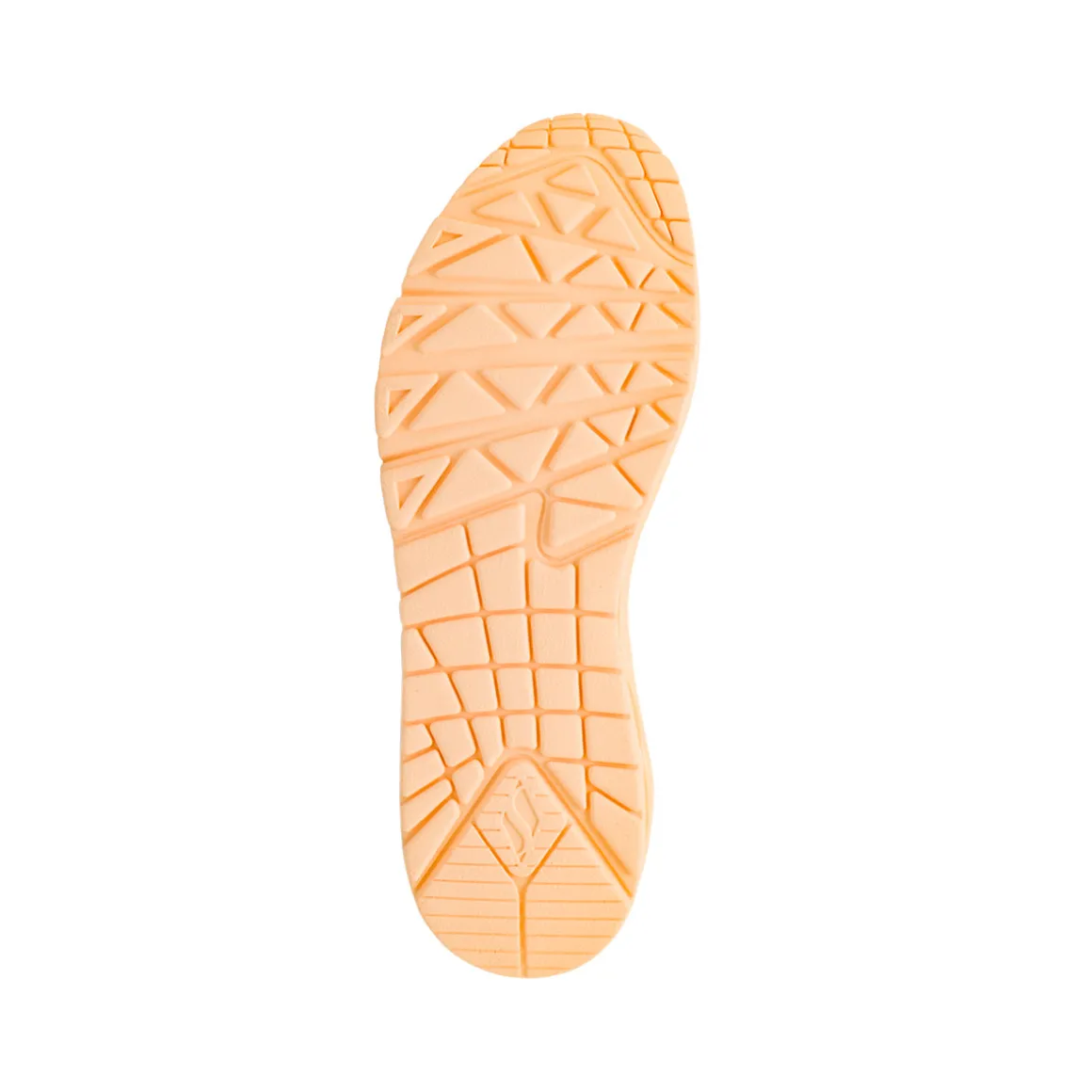 Sneakers Arancione Pesca da Donna Skechers Uno