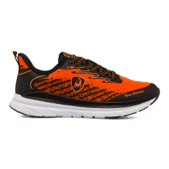 Sneakers arancioni e nere da Uomo con logo Tonino Lamborghini Raptorkick Signature