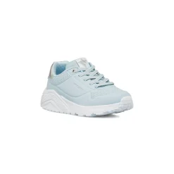 Sneakers azzurre da bambina in Memory Foam Skechers Uno Lite