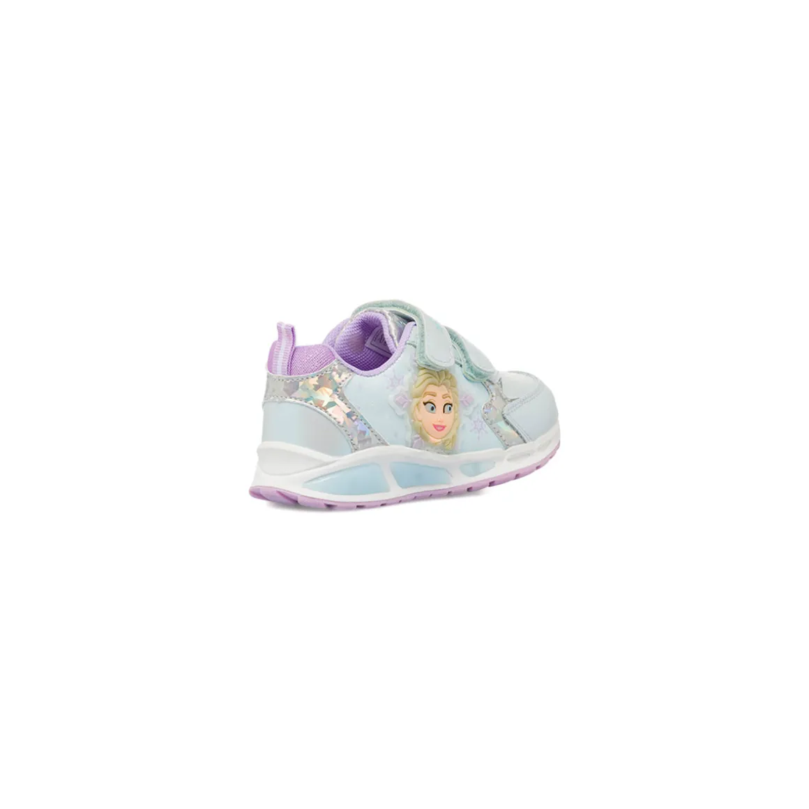 Sneakers azzurre da Bambina con luci e dettagli lilla Frozen