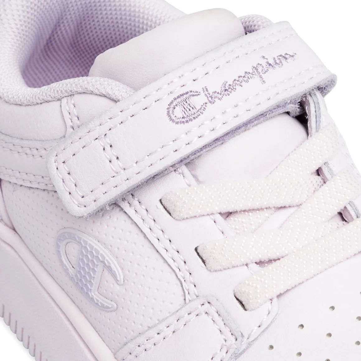 Sneakers bambina lilla con logo Champion Rebound 2.0