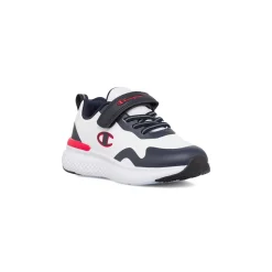 Sneakers bambino bianche e blu con logo Champion Bold Winter