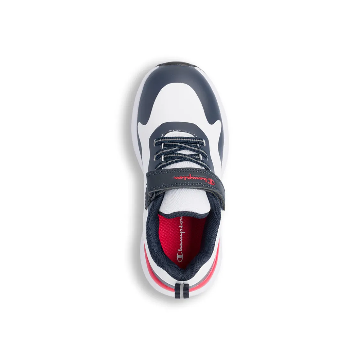 Sneakers bambino bianche e blu con logo Champion Bold Winter