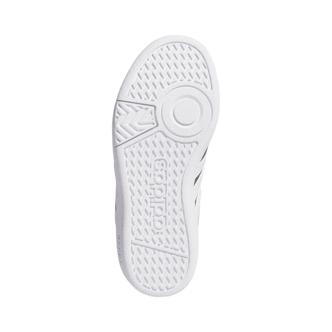 Sneakers bambino nere con logo tre strisce adidas Hoops 4.0
