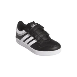 Sneakers bambino nere con logo tre strisce adidas Hoops 4.0