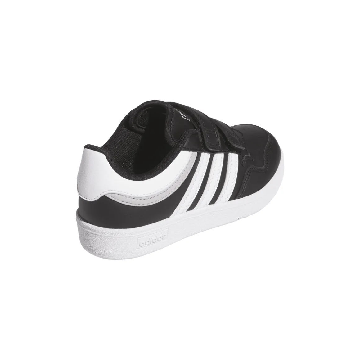Sneakers bambino nere con logo tre strisce adidas Hoops 4.0