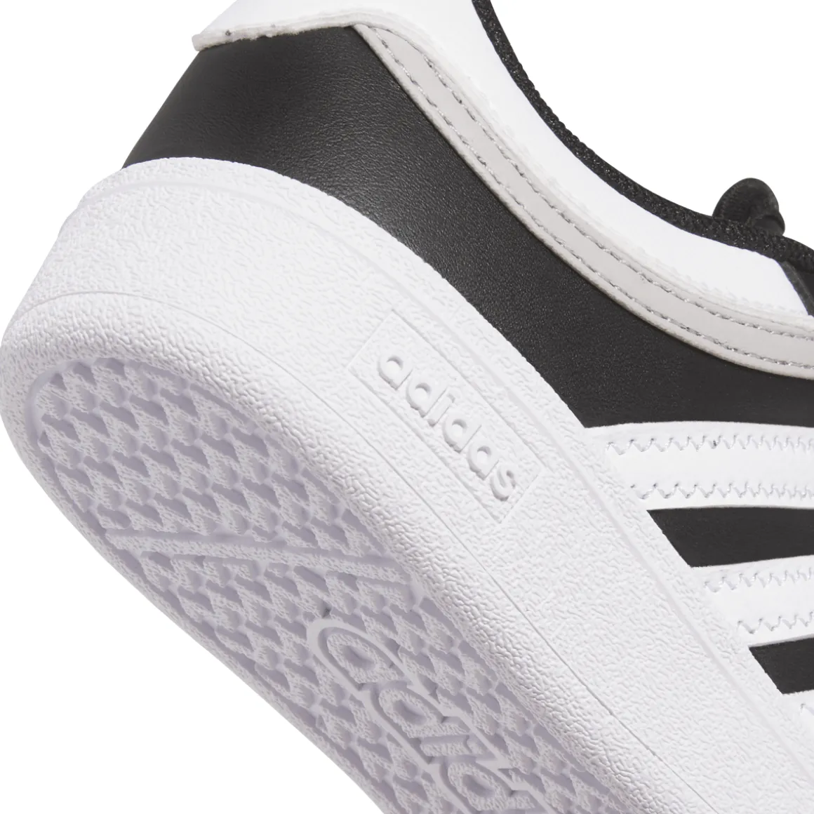 Sneakers bambino nere con logo tre strisce adidas Hoops 4.0