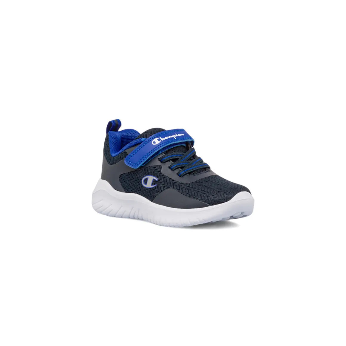 Sneakers bambino primi passi blu con logo Champion Softy Evolve