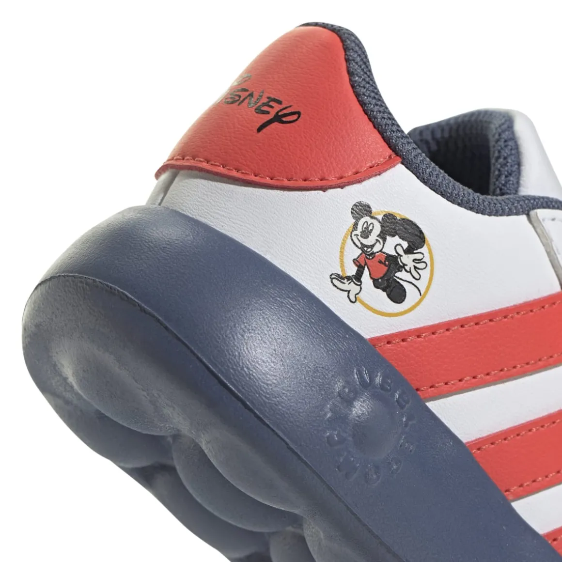 Sneakers bambino primi passi rosso e blu con stampa topolino adidas Grand Court Mickey