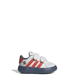 Sneakers bambino primi passi rosso e blu con stampa topolino adidas Grand Court Mickey