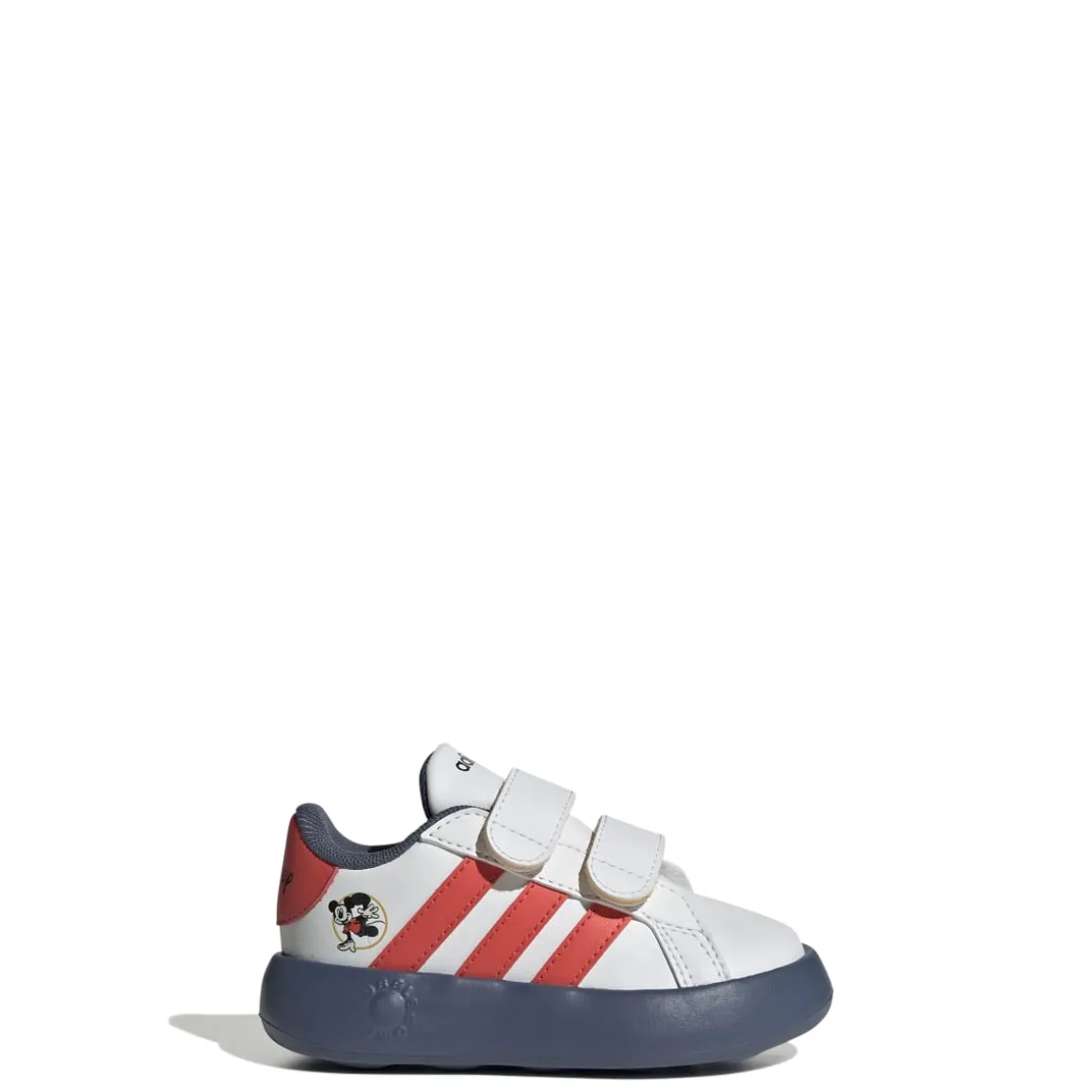 Sneakers bambino primi passi rosso e blu con stampa topolino adidas Grand Court Mickey